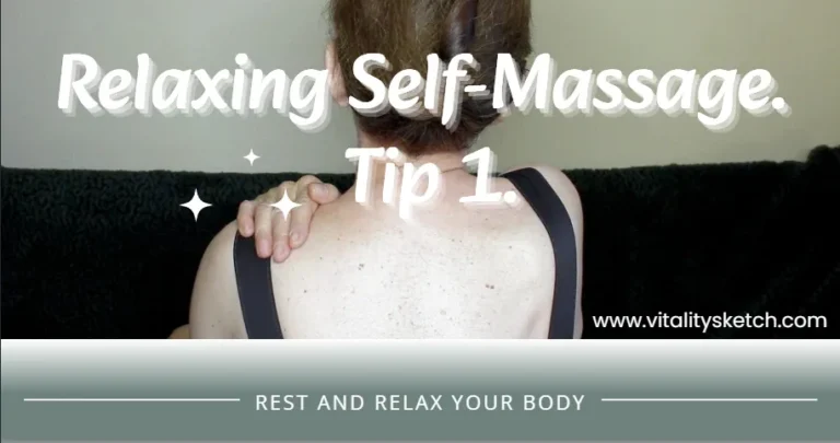 Relaxing Self-Massage Tip – Key Image for the Article